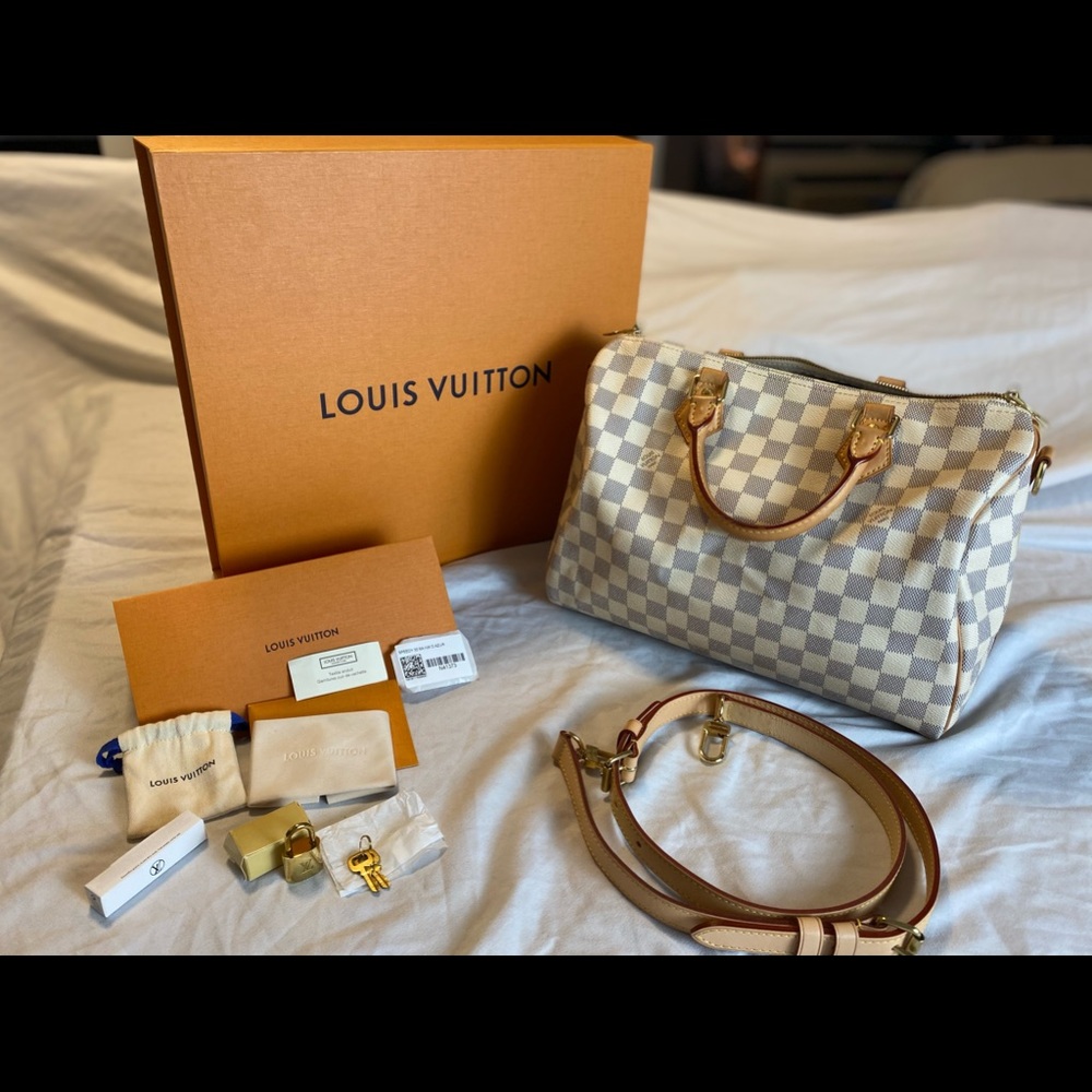 🎈SOLD🎈💎 Louis Vuitton Speedy 30 Damier Azur B